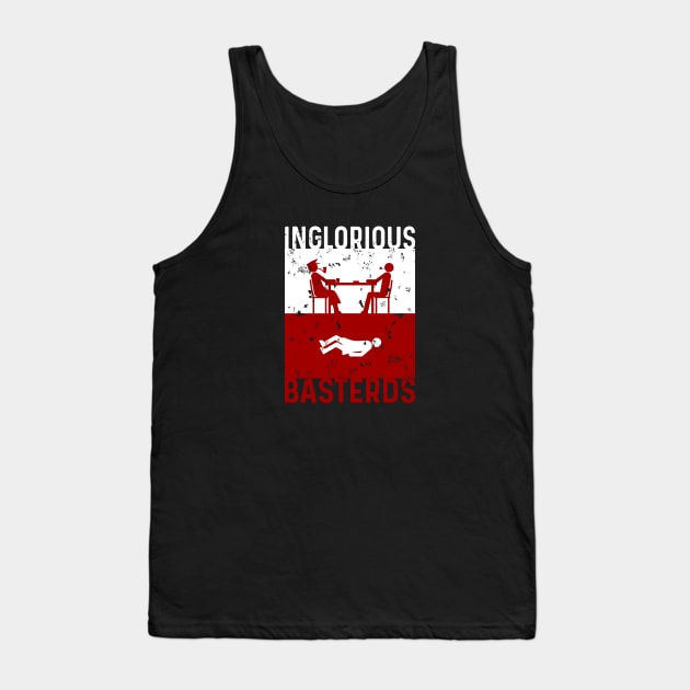 Inglorious minimal design (textured) Tank Top by Glap